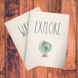 Rae Dunn Notebooks 2 pack! Explore and Write